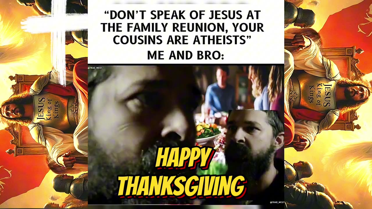 Happy Thanksgiving! 🦃 Make your liberal family cry. 😂 LMAO.