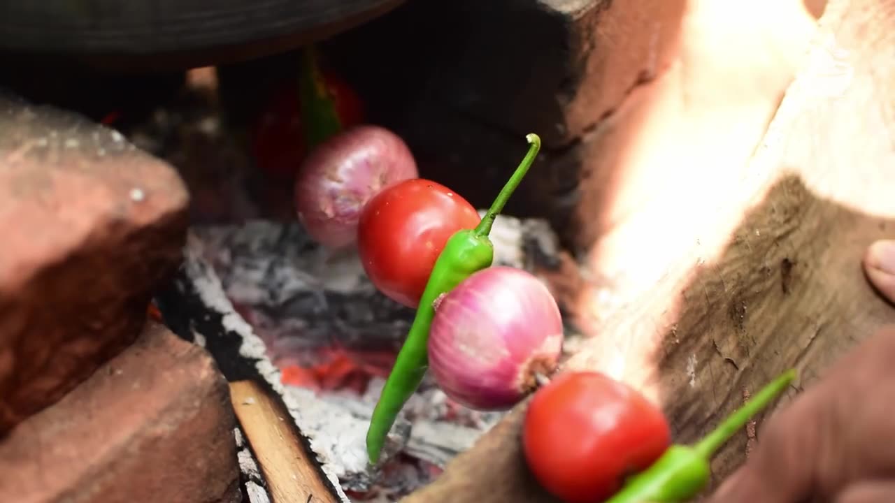 Heavenly tasting village food _ Mangalore Boiled rice ganji chatni recipe