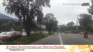 Video registra inevitable trancón entre Piedecuesta y Floridablanca