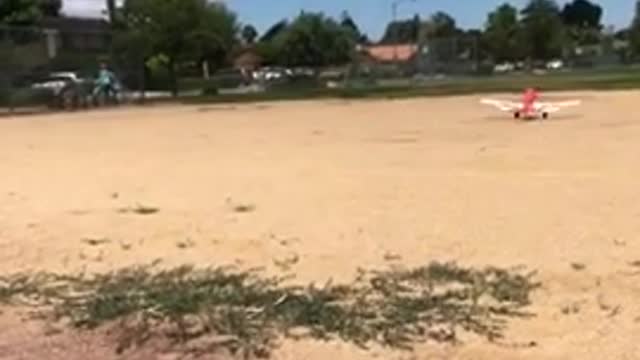 RC Plane Crashes On Its First Flight