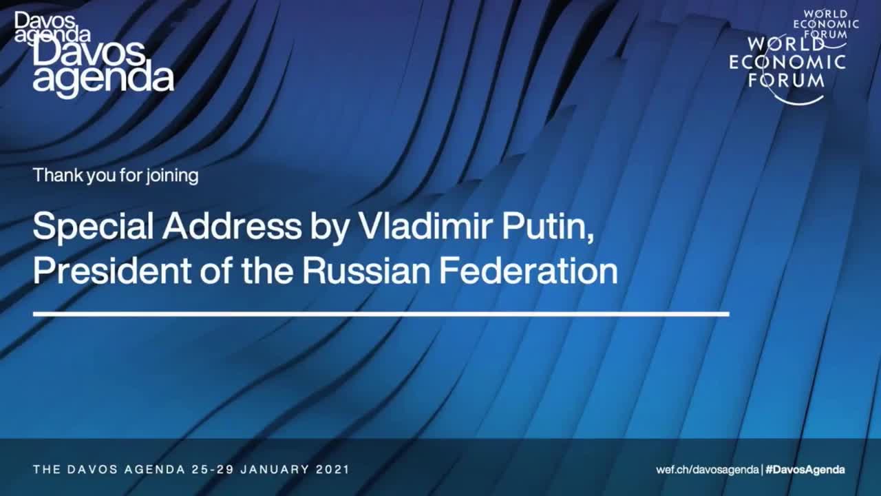 Copia de la Versión en Español del discurso de Vladimir V. Putin, en Foro Davos 2021