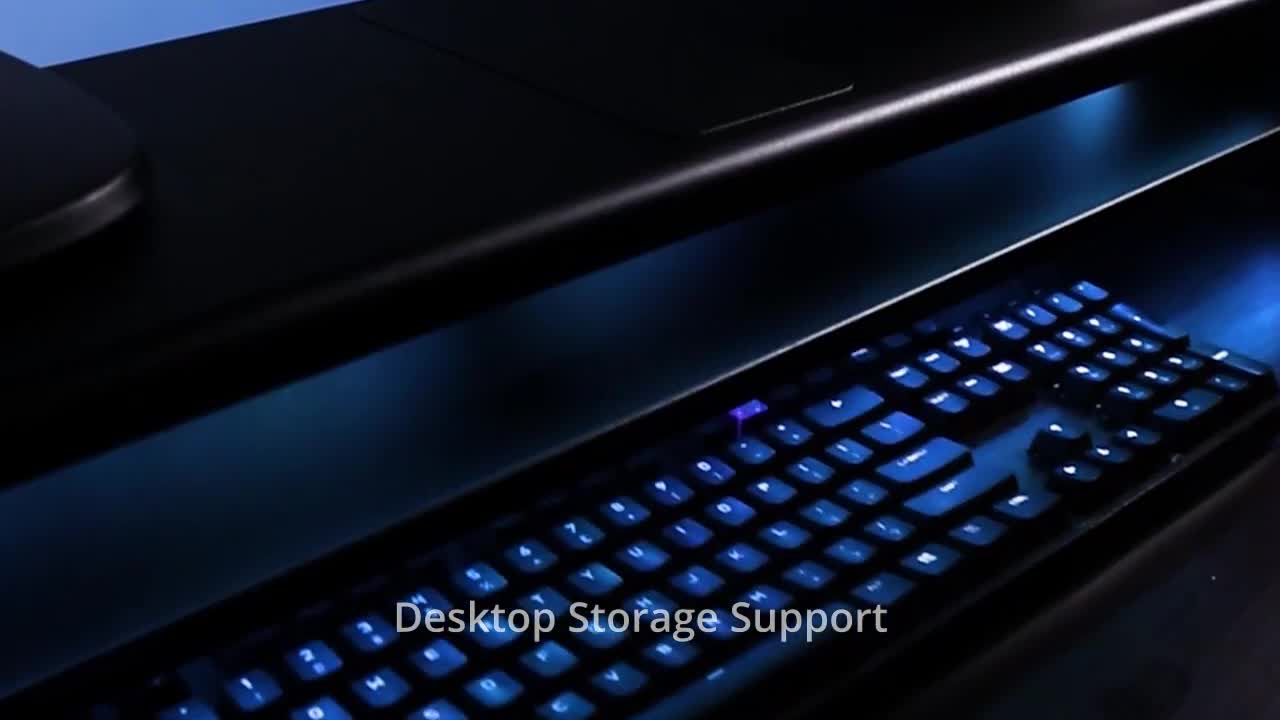 This Gaming Monitor Stand Does it All - Vaydeer 2 Tiers Dual Monitor Riser Stand