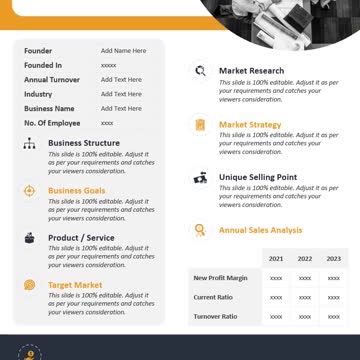 One Page Business Proposal PowerPoint Slide
