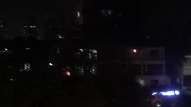 Incendio en edificio de El Laguito