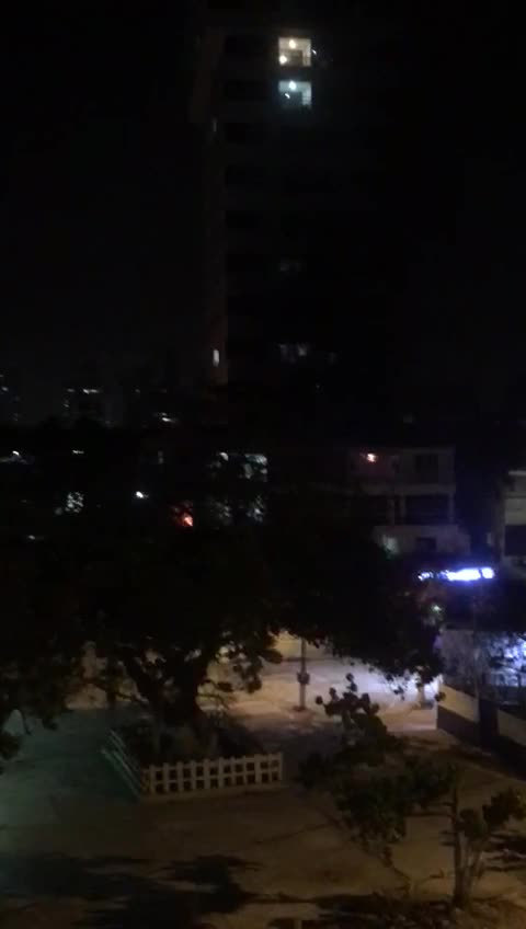 Incendio en edificio de El Laguito