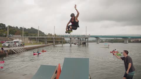 JUMPING IN WATER