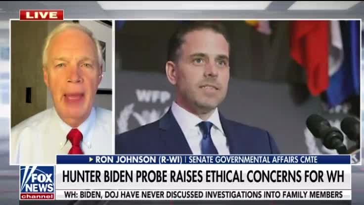 Ron Johnson EXPOSES What Hunter's Laptop Means for Biden's Family