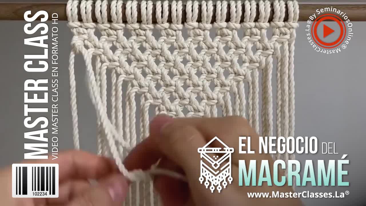 APRENDE HACER DISEÑOS PARA TU CASA (MACRAMÉ)