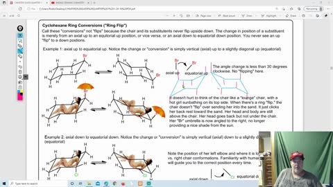 HOW TO DRAW CYCLIC STRUCTURES CHAIR CONFORMATION USING BIKINI GIRL LOUNGE CHAIR APPROACH