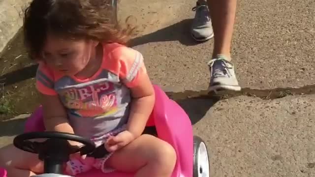 Collab copyright protection - little girl toy car falling asleep