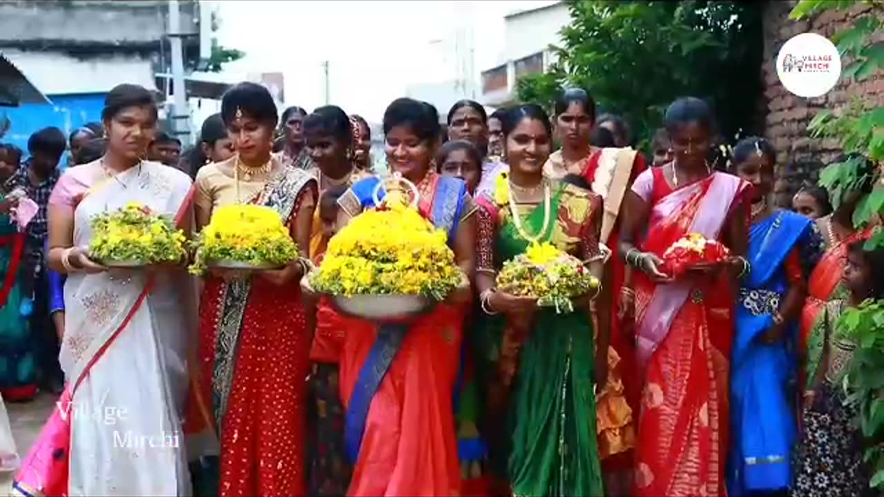 Bathukamma Festival in THATIPALLY Village