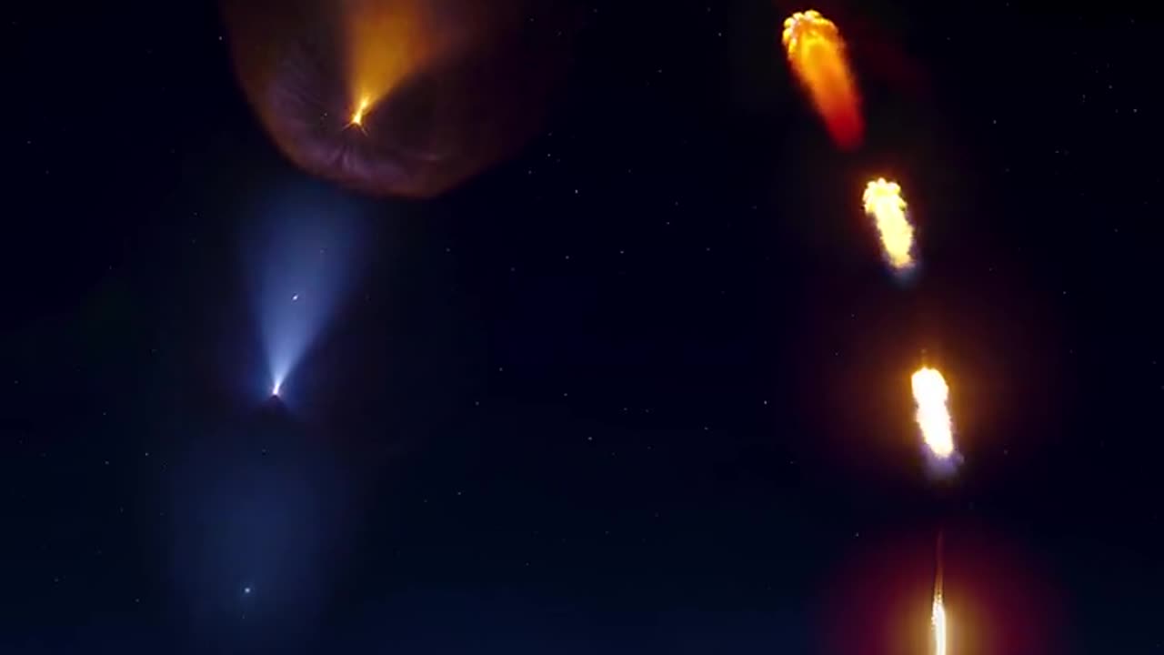 This stunning video of the SpaceX ..