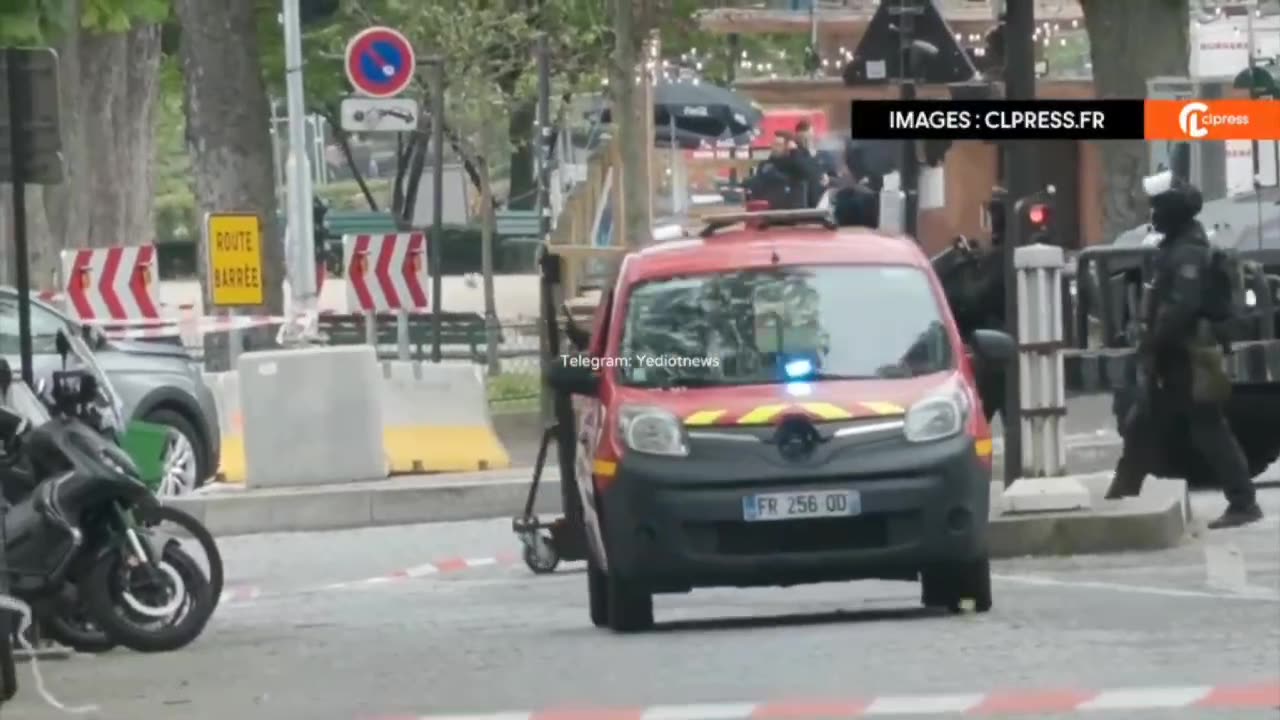 🇫🇷🇮🇷⚡French police surround the Iranian consulate building in Paris,