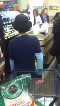 Jack in the checkout line