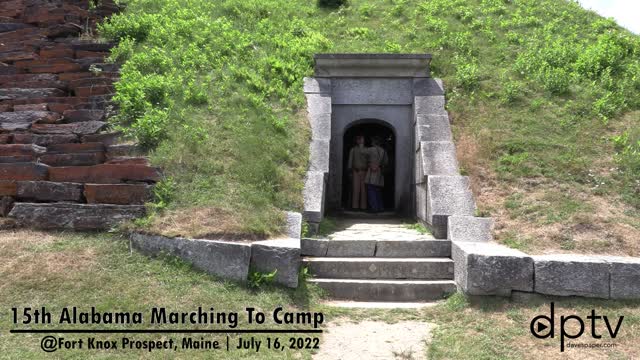 15th Alabama Marching Back To Camp After Skirmish With 20th Maine