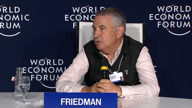 Thomas Friedman discusses state of Globalism at WEF