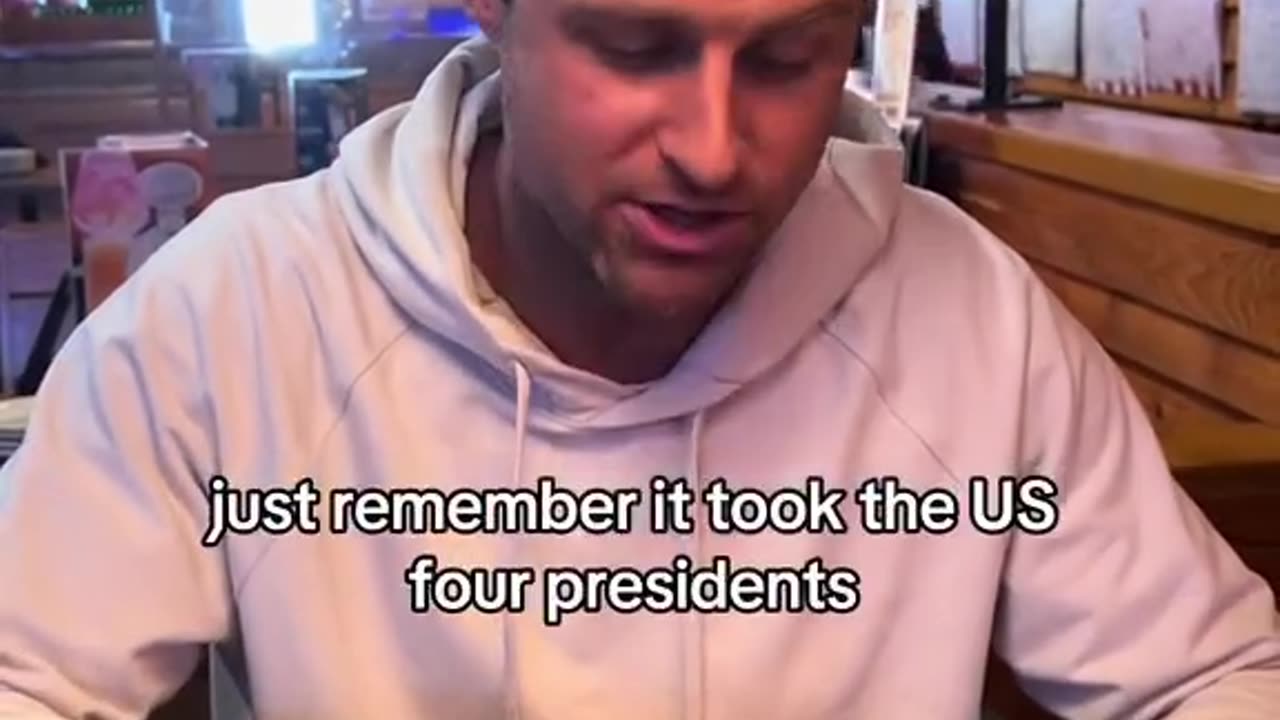 It only took 4 Presidents