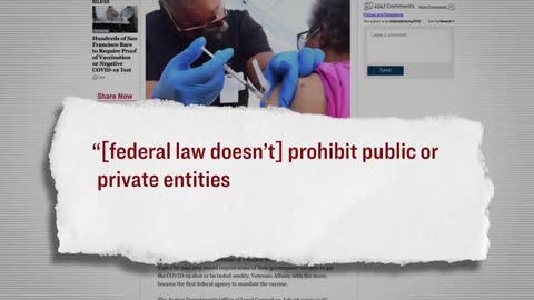 Is it legal that Federal Agency Announces MANDATORY the Emergency authorization Covid-19 Vaccines?