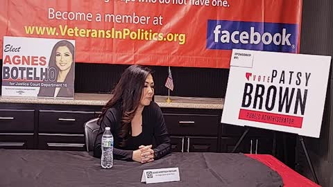 Justice of the Peace Department 16 Agnes Montebon Botelho (ENDORSEDBY VETERANS IN POLITICS)