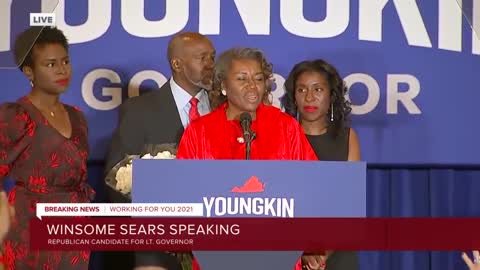 Winsome Sears ‘You are looking at the American dream’ on Nov. 2nd, 2021