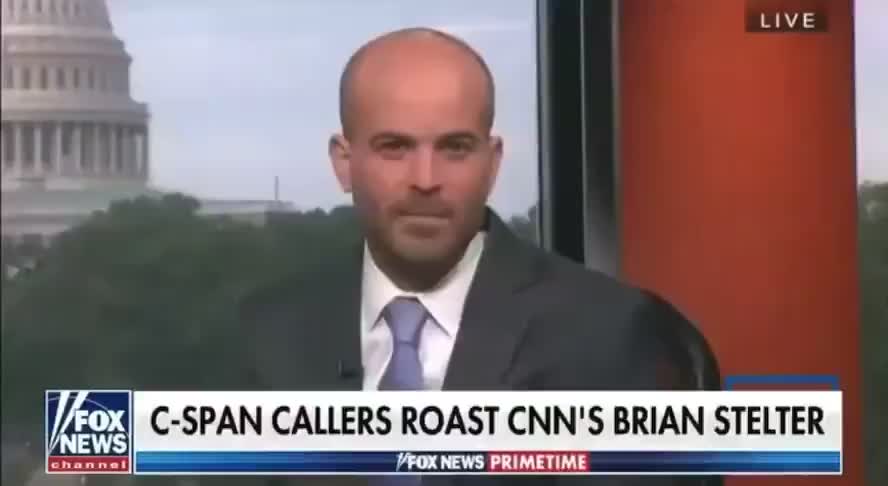 OMG Brian Stelter gets roasted by callers on live TV 😂😂😂