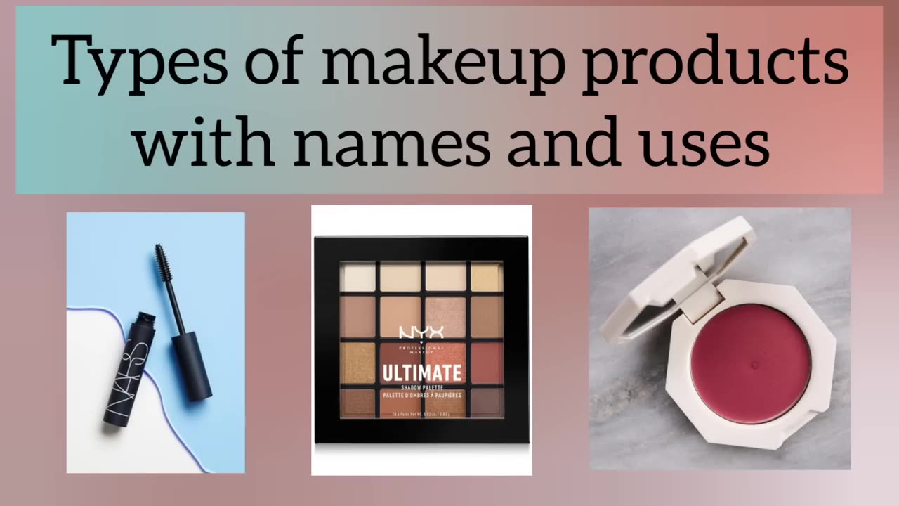 Mackup product's with name and use /