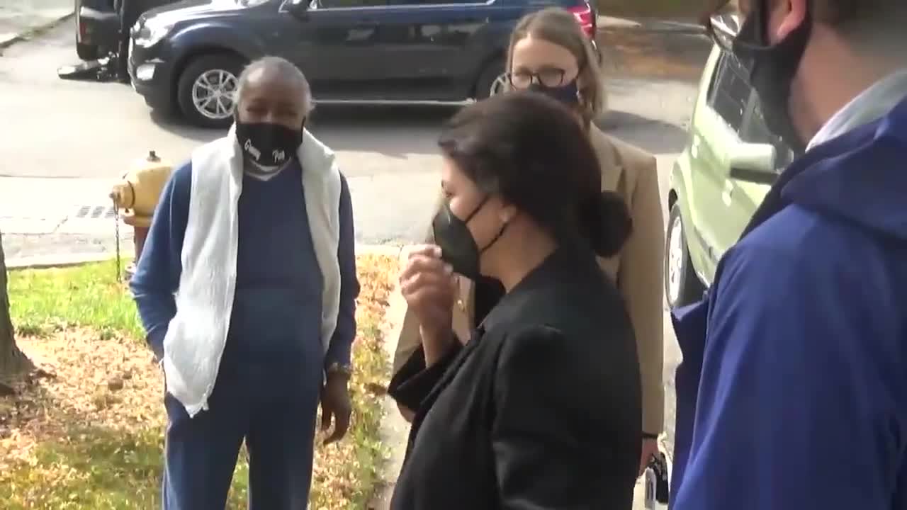 Squad Member Rashida Tlaib ADMITS Masks Are Just For Show