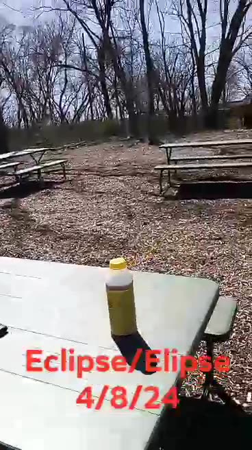 DAY OF ECLIPSE ☀️ ME BY MYSELF AT PICNIC BENCH