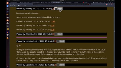 moa user interface