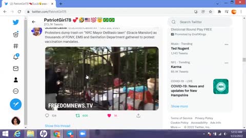 Garbage dumped on Mayor DeBlasio's Lawn - LONG OVERDUE