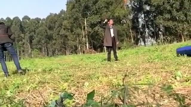 A dog is very long jump see this