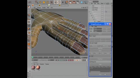 Adjust the details of the finger model