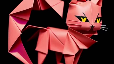 Origami Cat Picture ☯️