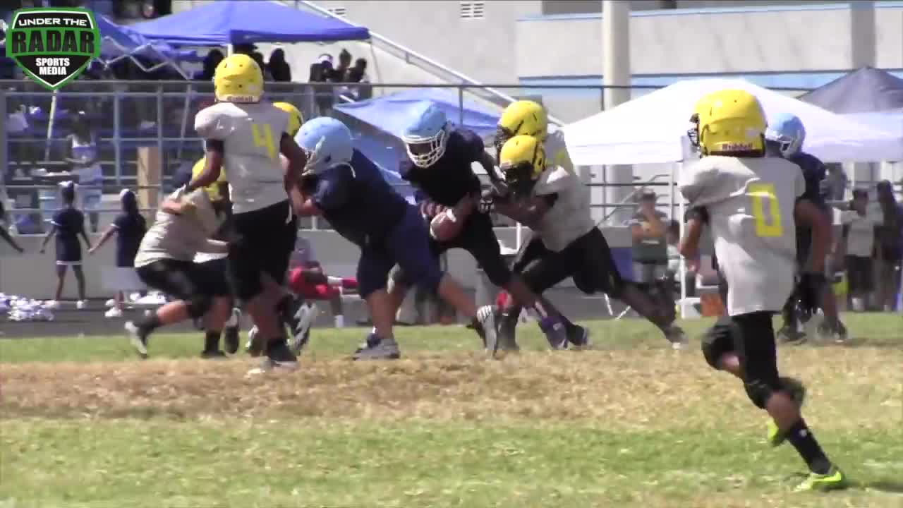 Bunchie Young Puts On A Show: Compton Tar Heels v Cerrittos Vypers 1...