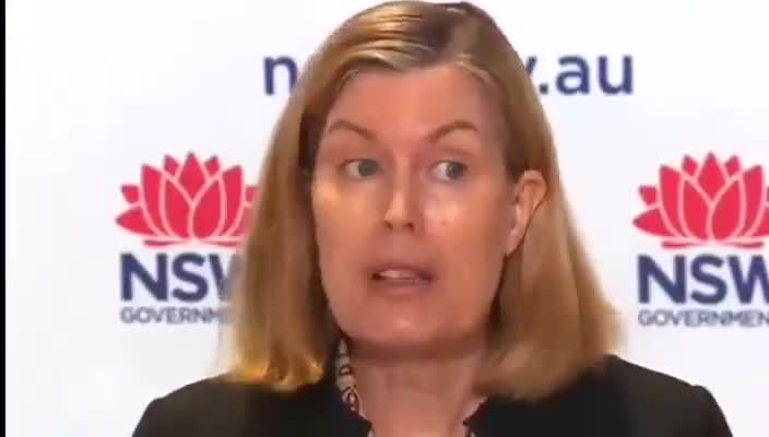 The chief health officer of New South Wales, #Australia "Dr." Kerry Chant: