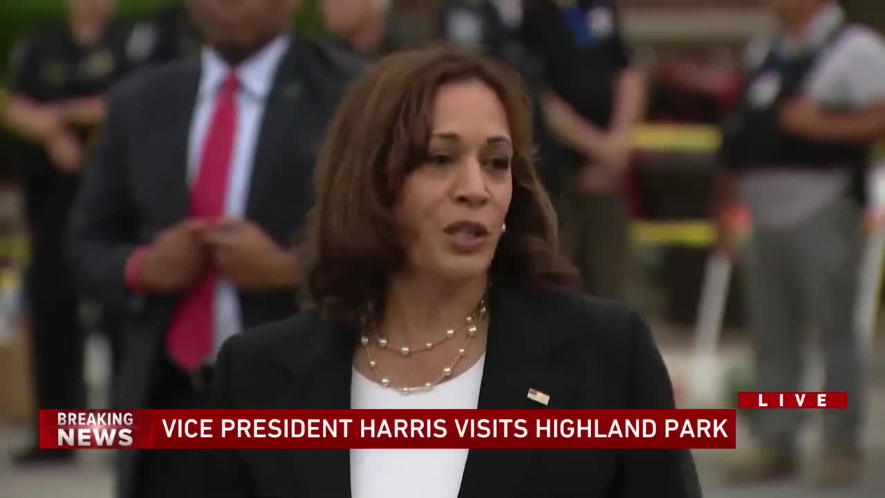 Kamala Launches into Bizarre, Incoherent Anti-Gun Rant in Highland Park