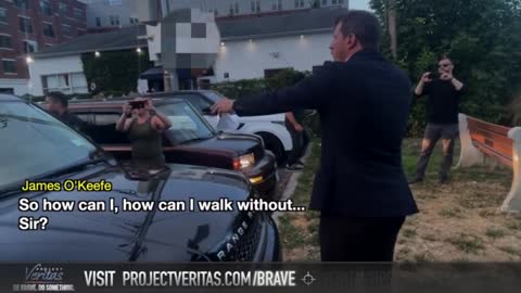 Woke Assistant Principal Gets NERVOUS When Confronted by James O'Keefe!!