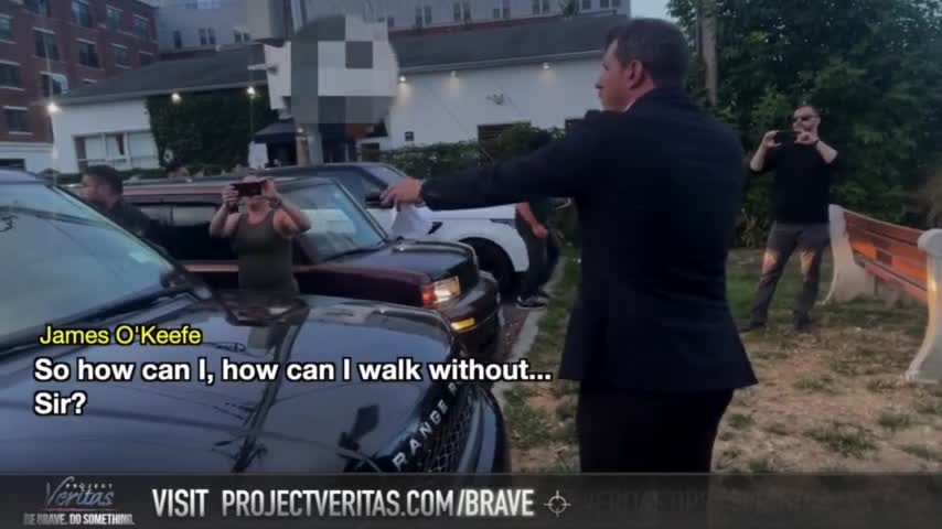 Woke Assistant Principal Gets NERVOUS When Confronted by James O'Keefe!!