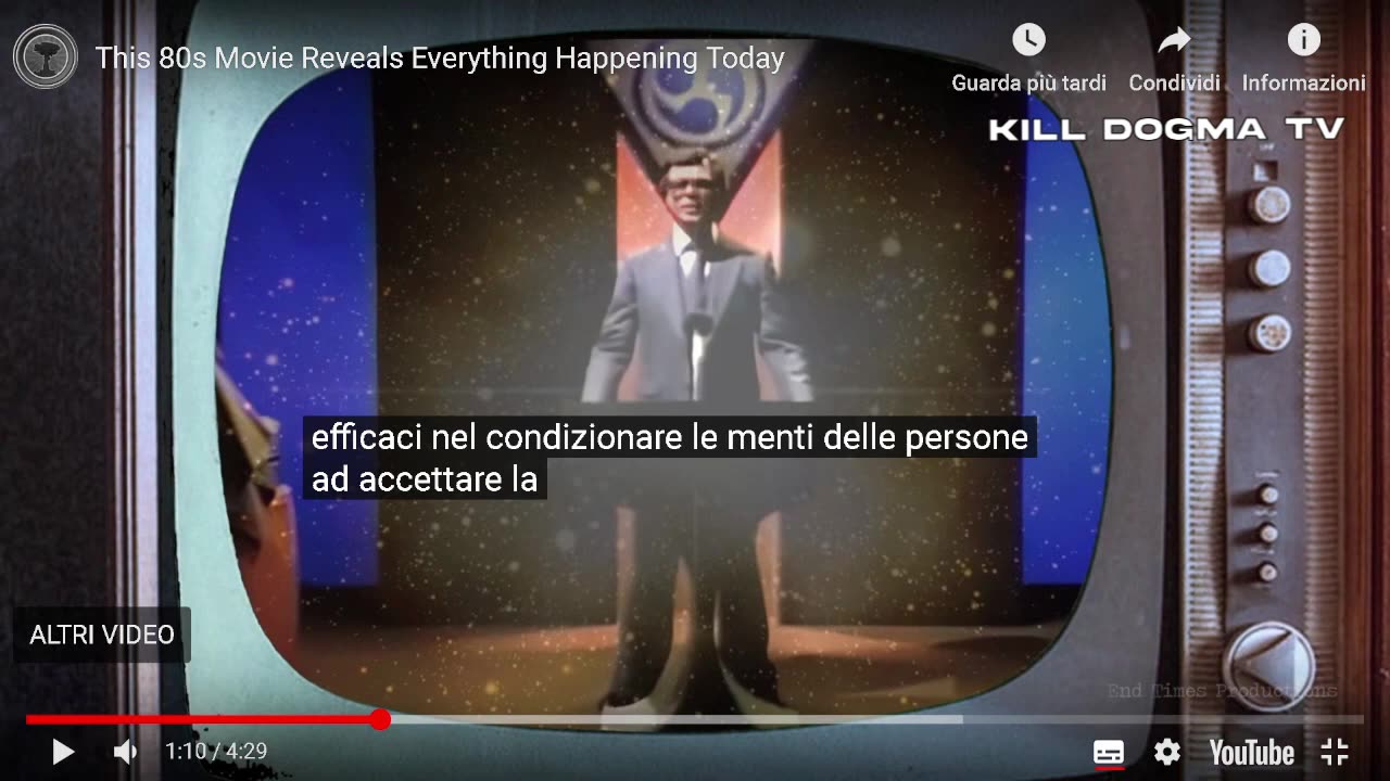 LA PROGRAMMAZIONE PREDITTIVA NEL FILM EARLY WARNING DEL 1981 RIVELA IL CULTO SATANICO E I FOLLI PIANI DEL NWO DOCUMENTARIO come tanti altri film..quello è un triskelion non centra nulla con Dio ma è il culto alla dea madre tripla pagano