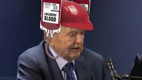 So this is what's keeping George Soros alive at 91 yrs old!😁😂🤣