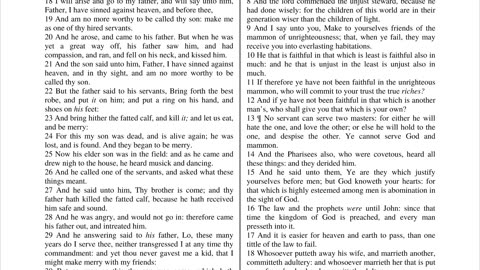 Luke 16 Many Are Called Few Are Chosen