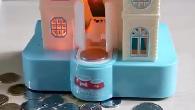 Toy dog gets coins over and over again funny short