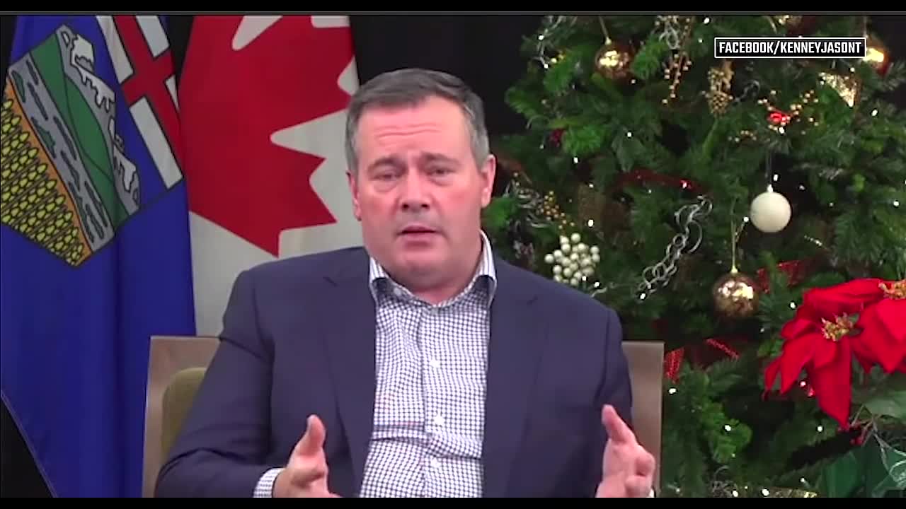 Alberta Premiere, Jason Kenny speaks on The Great Reset in December 2020