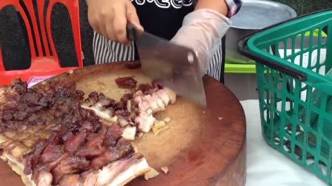 Roaster Pork - Street food in hat yai