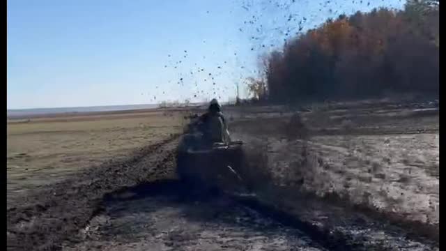 Built brute force 840 in some mud