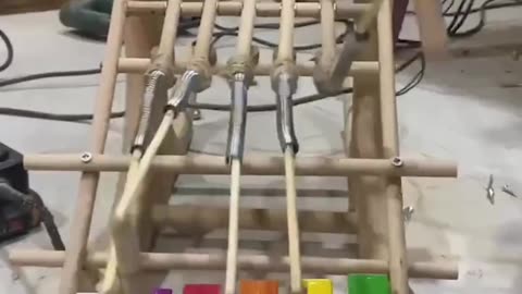 Make tools music with wood ⛅⛅⛅
