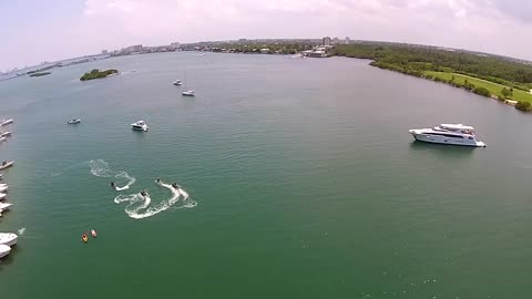 Drone footage miami