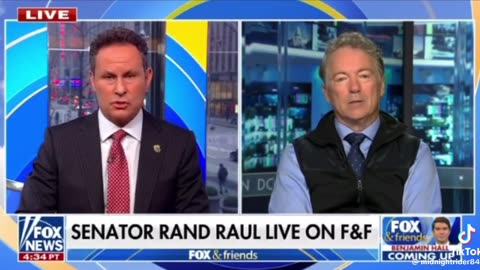 Racist Fox Anchor to force fake information about TitTok on Senator Rand Paul