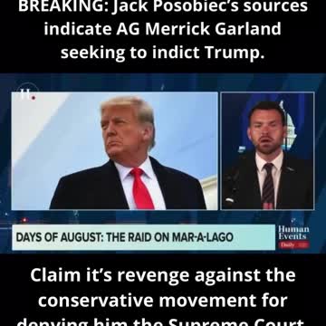 Merrick Garland seeking to indict Trump