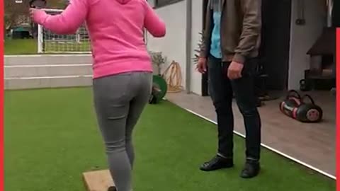 Virtual reality is a little too real for some of this lot...🤣🤣